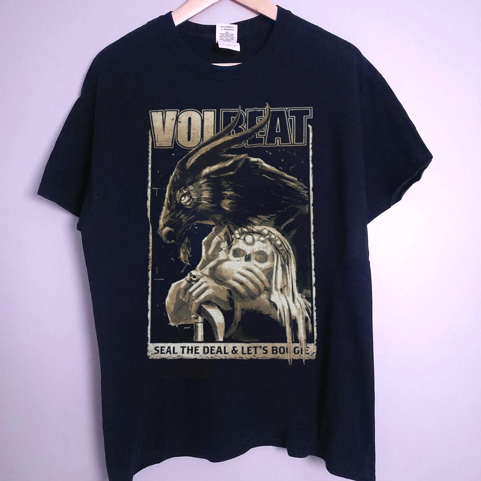 Новая футболка Volbeat Band Seal The Deal For Fans Черная S-5XL VK330 M