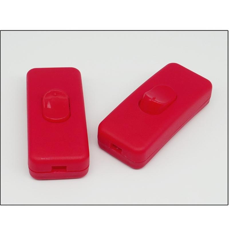 Multipurpose Inlines Cord Switches On Off Button Portable Accessory for Table Lamp Desk Light Bed Lamp 6A 250V