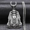 Egypt Ankh Cross Key of Life Pendant Necklace for Women Men Stainless Steel Amulet Egyptian Chain Necklace Jewelry Cruz Egipcia