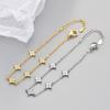 Luxury Four Leaf Flower Zircon Bracelet for Women 2026 New Fashion Rhinestone Bracelets Girls Party Jewelry Gifts