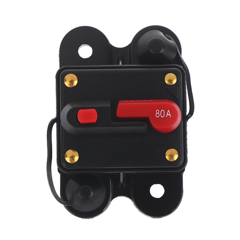 Wasserdichter Leistungsschalter Reset-Sicherung Wechselrichter DC12V 24V 30A 40A 50A 60A 80A 100A 150A 200A 250A 300A Haus-Solarsystem Teile