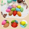 12 Pieces DIY Easter Eggs Basket Fillers Versatile Egg Hanging Ornaments for Home Crafts Door