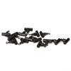 10/15pcs Carp Fishing Rolling Swivel Zip Sliders Swivels Rigs Connect-Line-Slide