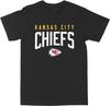 Philcos NFL Kansas City Chiefs Schwarzes T-Shirt