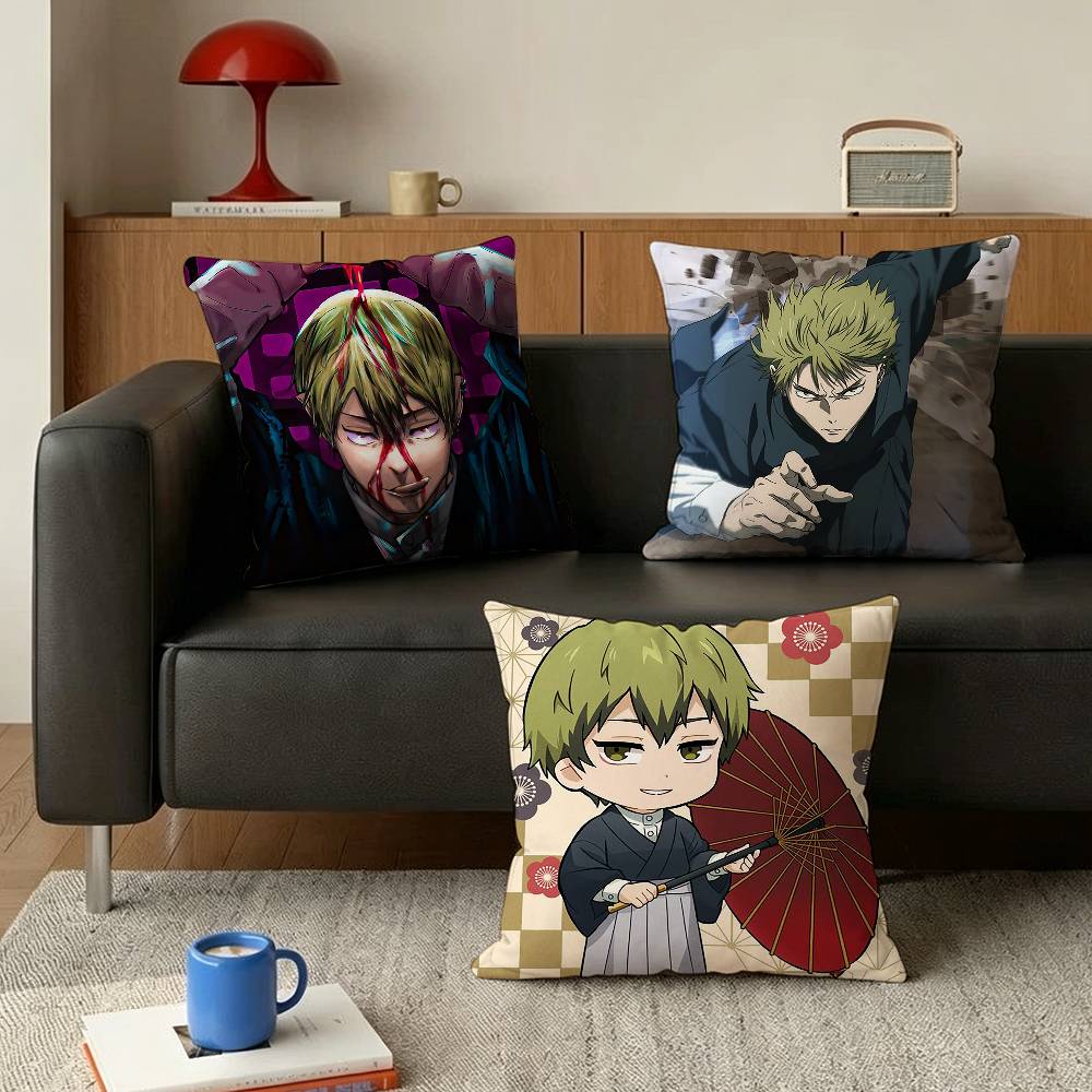 Zenin Naoya Various Sizes Square Pillow Case For Car Home Bedchamber Decor