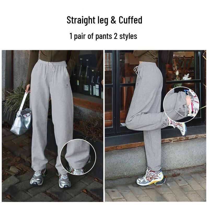 CAMEL Couple's Waffle Fleece-Lined Sweatpants