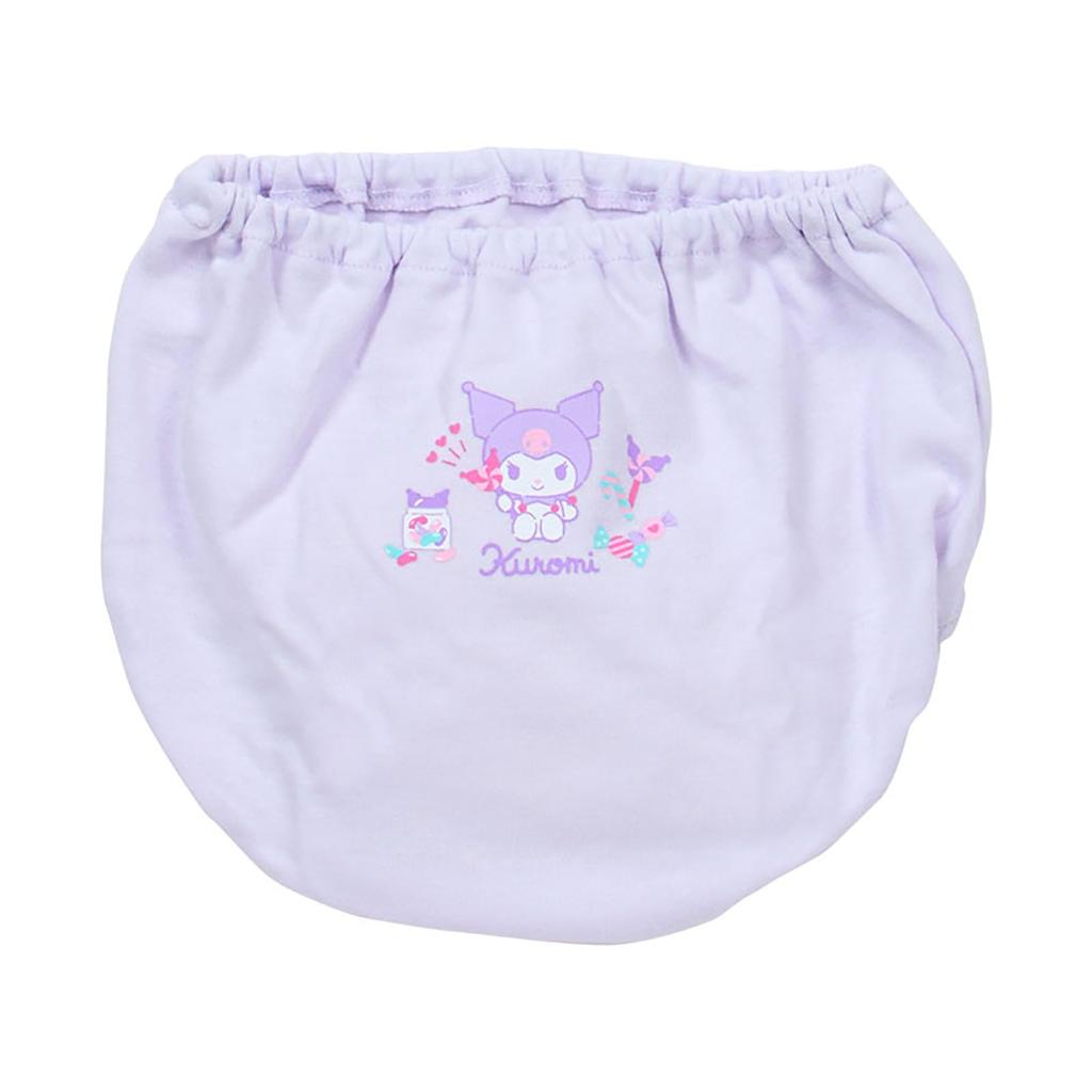 Sanrio Kuromi Spodenki z plakietkami z imionami Dziecięce (Zestaw 3), 110cm, 100% Bawełna, (Numer produktu 154571)