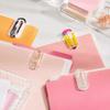 4pcs Classroom Theme Paperclip Bookmark Acrylic Notebooks Paper Clips  Note Decor