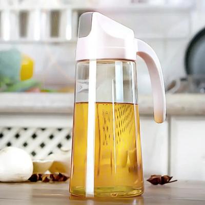 Auslaufsichere Glasölflasche Kann Automatischer Öffnungs-Gewürzspender mit Griff
