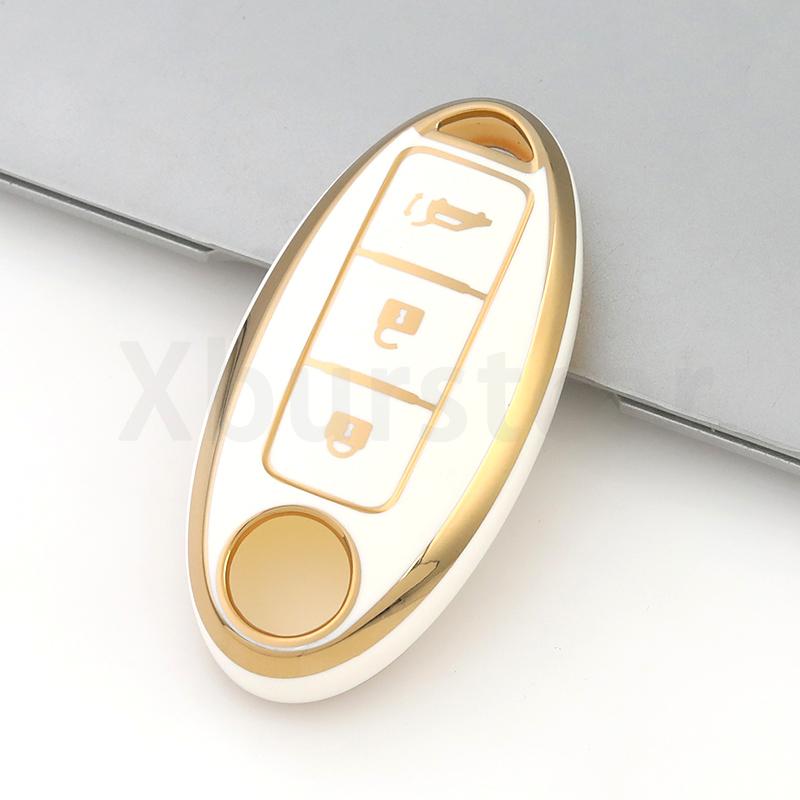3 Buttons For Nissan Qashqai Juke J10 J11 X-Trail T32 T31 Kicks Tiida Pathfinder Note TPU Car Remote Key Case Cover Shell Fob