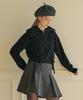 ZEROSTREET [7 Colors] Ribbon Zip-Up Sweater