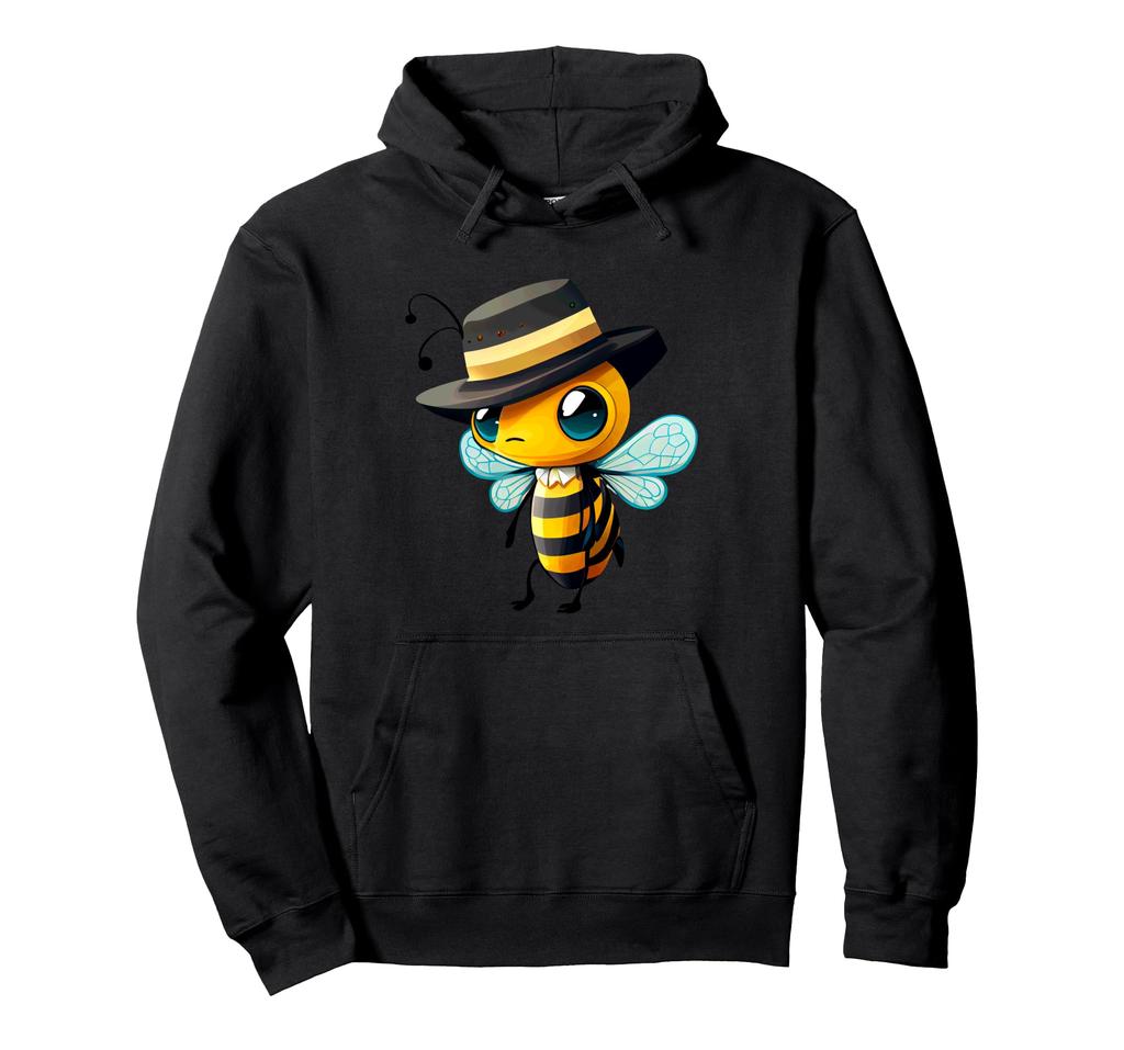 Cute bee with hat. Hoodie