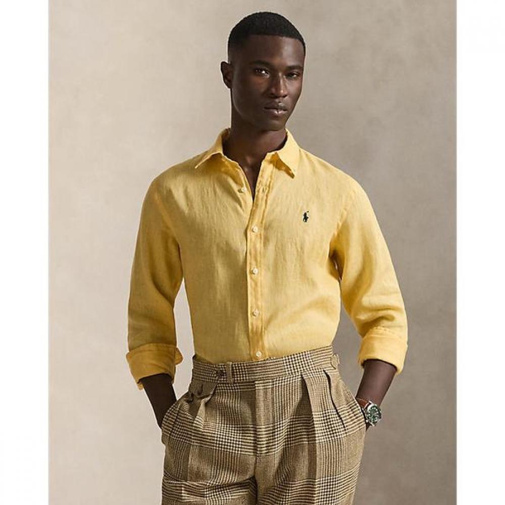 Polo Ralph Lauren Men S claSSic Fit Linen Shirt Mnpowov16825022700 XXL