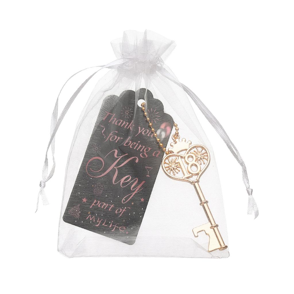 1pcs creative digital keychains, bottle openers, wedding, holiday, party, birthday gifts, beer bottle openers
