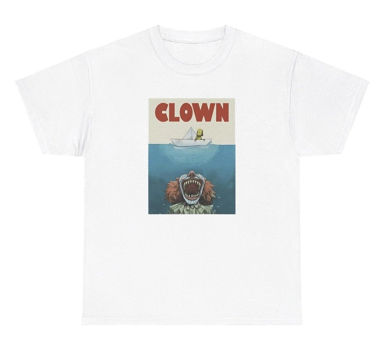 Clown Parody Movie T Shirt Funny Horror Halloween Joke Humor Gift Tee M