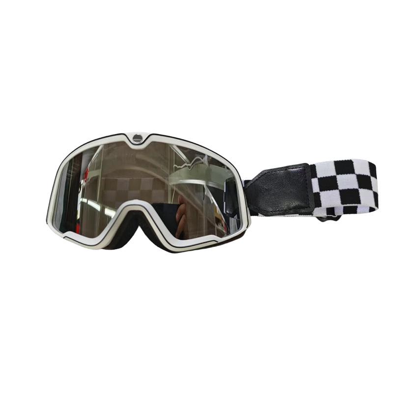 Beliebte wind- und sanddichte Motorrad-Fahrbrille – Offroad- und Harley-Helm-kompatibel