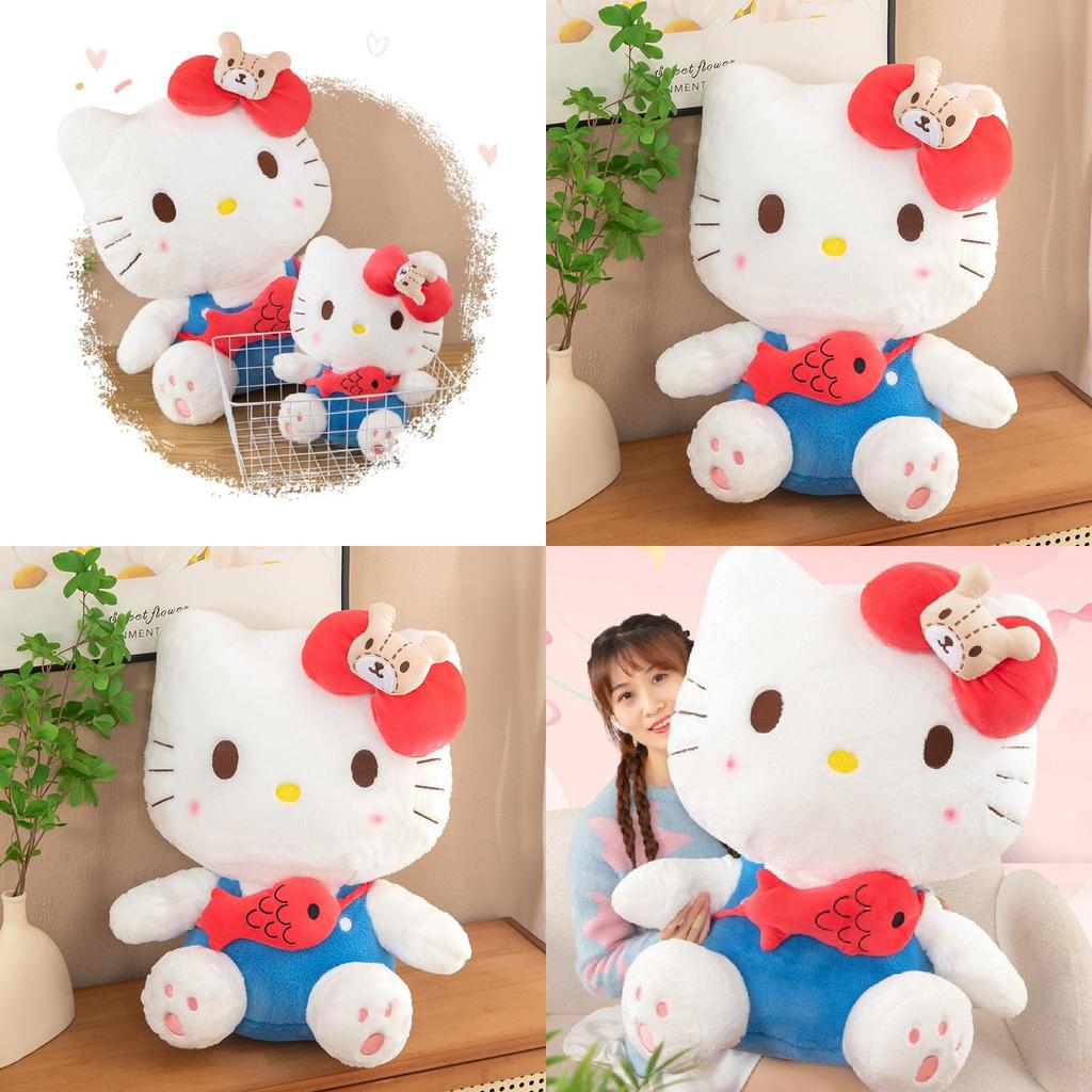 Adorable Kt Cat Plush Toy Cuddly Backpack Design Perfect For Kids Birthday Gifts