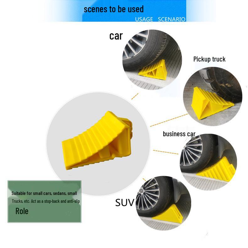 Portable Anti-Slip Car Wheel Chock Ramp Pad