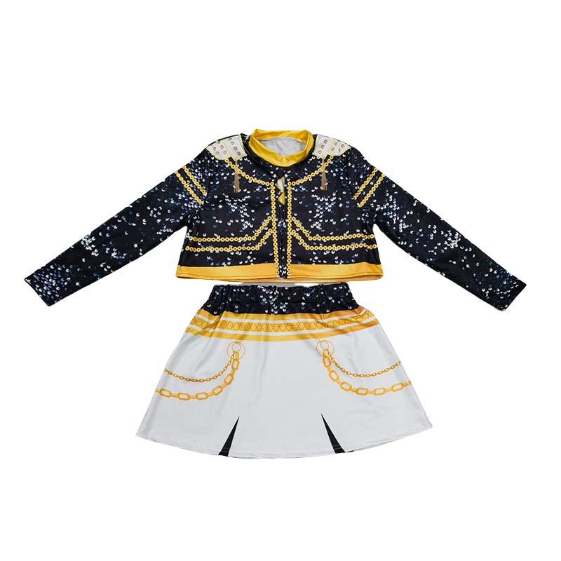 Christmas 3Pcs Kpop Costume Anime Rumi Mira Zoey Performance Stylish Outfits for Youth Dance Stage Halloween Party Outfits