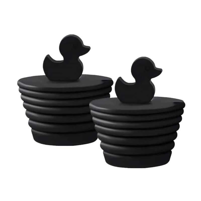 Reusable Bathroom Plug Universal Drain Stopper Silicone Anti-clogging Kitchen Sink Stopper Bathtub Plug Accessories 2pcs