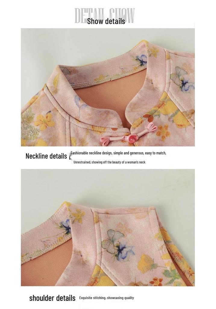 Stylish Chinese Tang Suit Vest for 40-50 Year Old Women - Spring/Autumn 2026 Collection