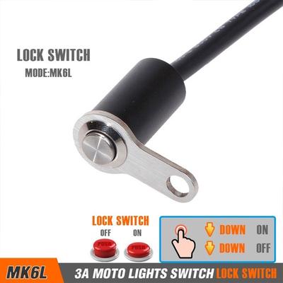 Acero inoxidable LED Interruptor de la motocicleta ON-OFF Manillar Montaje ajustable Impermeable DC12V Faros delanteros Luz antiniebla Cuerno Inicio Kill Bot/ón de interruptor con Color : Azul