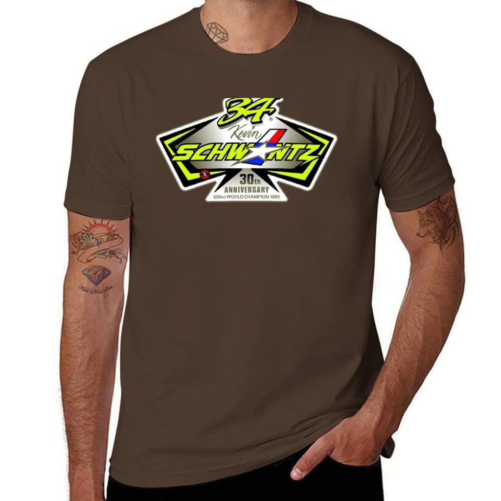 Kevin Schwantz 34 Tshirt Customizeds Sports Fans Unisex Clothings