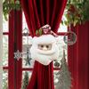 Santa Claus Christmas Curtain Buckle Snowman Plush Christmas Decoration Christmas Tree Ornament Durable Curtain Strap Bedroom