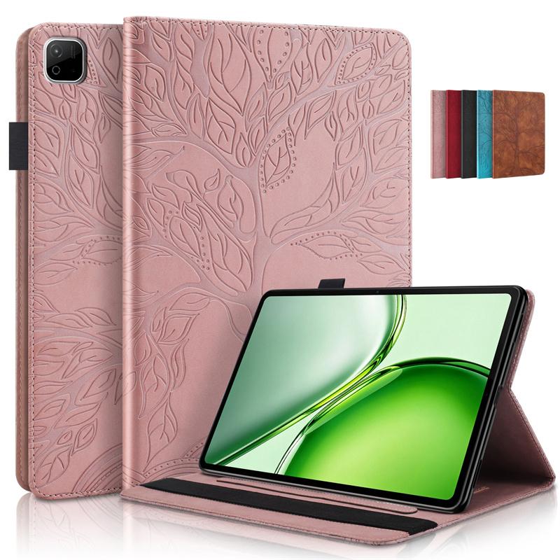 For Honor Pad X9B Max Case Cover Embossed Tree PU Leather Wallet Flip Cover For Funda Honor Pad X9 Max 13 inch 2026 Case Coque