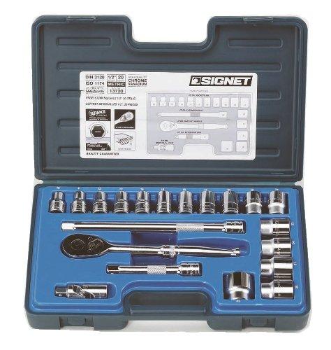 

SIGNET Drive 20PC MM Socket Wrench Set 13720 1/2