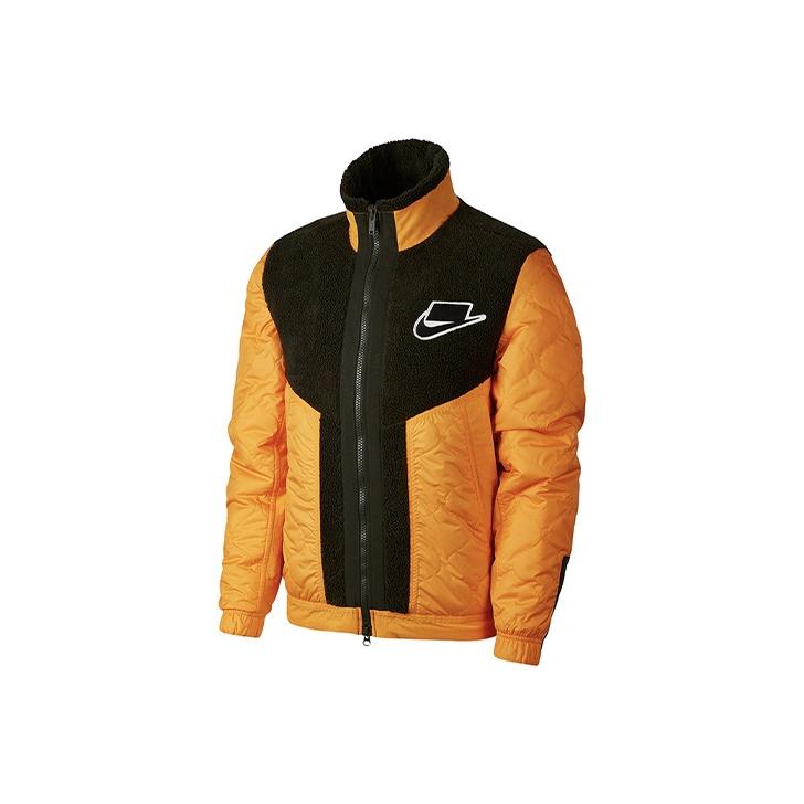 Nike Abbigliamento sportivo Giacca da uomo con colletto sportivo imbottita sinteticamente Arancione dorato BV4583-886