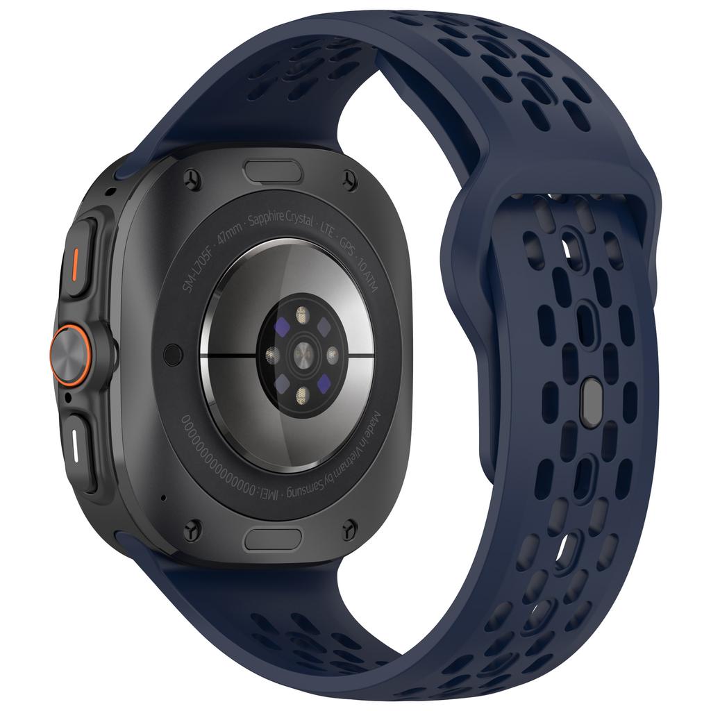 Strap for Samsung Watch Ultra Lightweight Hiking Holes Bracelet Suitable Men Women for Galaxy Watch Ultra 47mm Light Gray Band