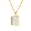 MaiLun Photo Album Pendant Necklace Personalized Photo Jewelry Gift for Valentine's Day