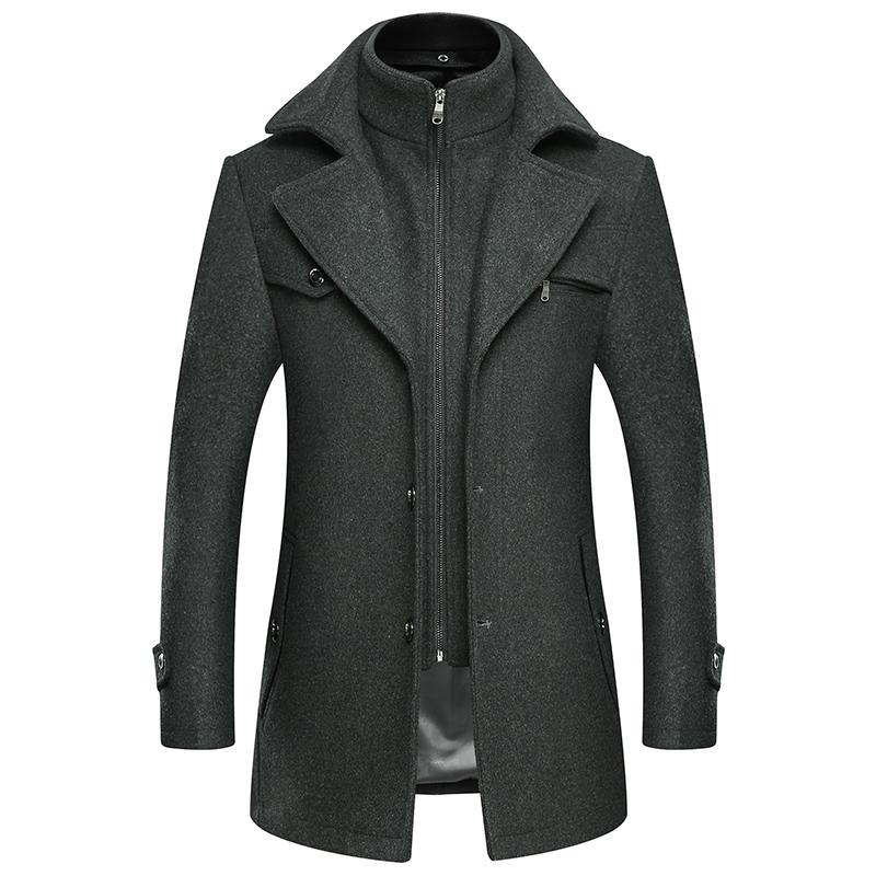 YUNY Men Plus-Size Stand Collar Zip Button Pocket Warm Thick Outwear Jacket Khaki 2XL YUNY Men Plus-Size Stand Collar Zip Button Pocket Warm Thick Outwear Jacket Khaki 2XL
