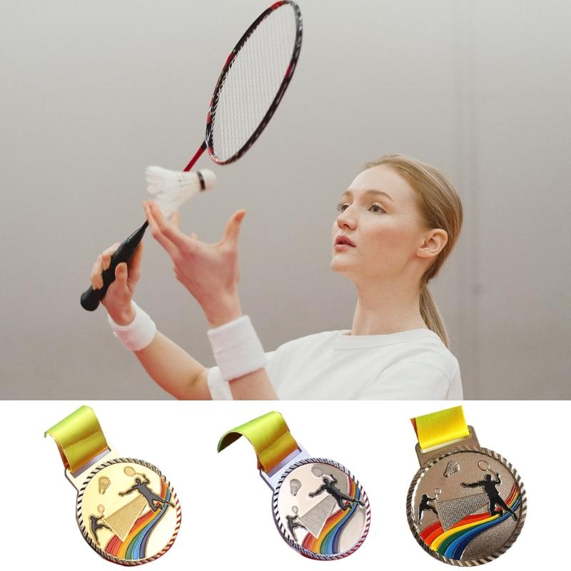 Metal Medals Sports Competition Medals School Prize Sport Award Medals Award Medals with Ribbon for Competition Sports