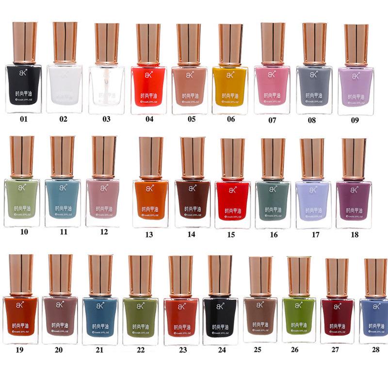 Oily Nail Polish Non-bake Fast Drying Non-peeling Transparent Nude Color Nail Salon Full Set of Nail Polish