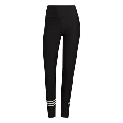 Drei Streifen Mittelhohe Slim Fit Lange Hose Damen Unterteile Schwarz GT5061