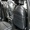 Car Seat Back Kick Mats With Clear Scratch Proof Auto Stain-Resistant Protector Mat For Family Cars With Kids Long Road Trips