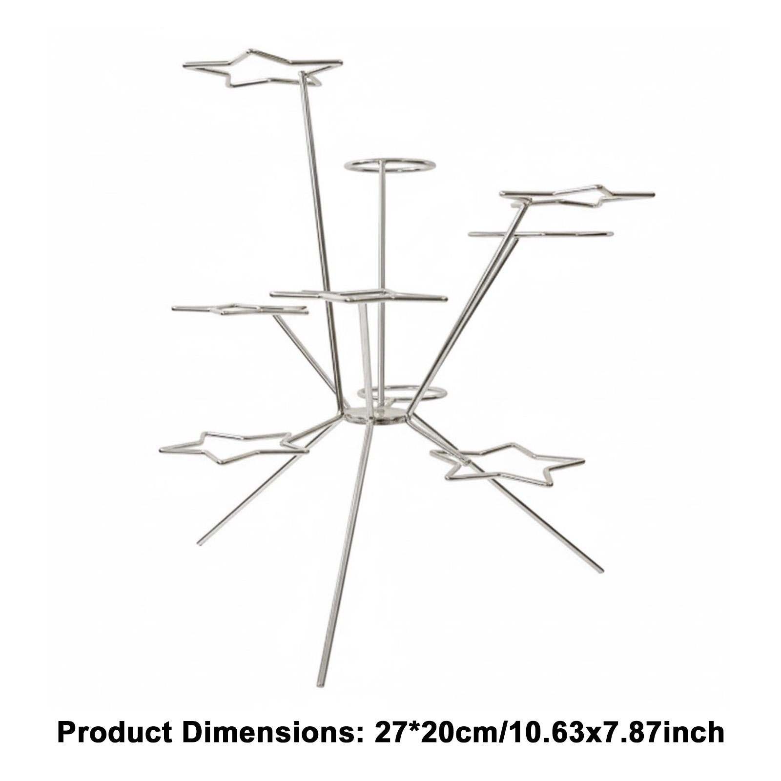 

Modern Exploded Fruit Bowl Stainless Steel Fruit Stand 360 Ventilation for Kitchen Countertop Creative Food Display & Home Decor