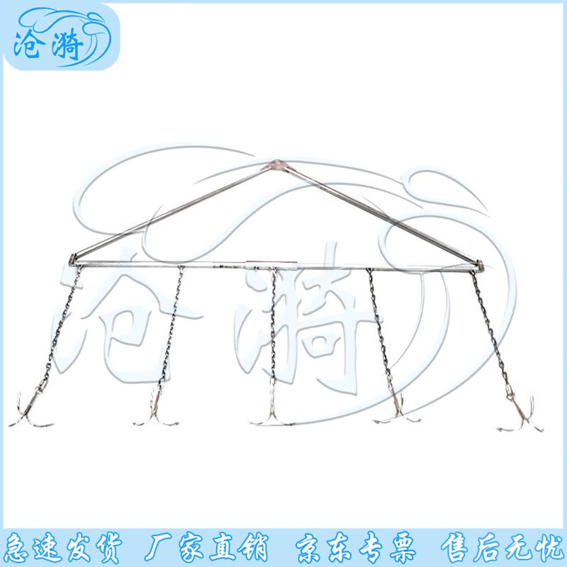 Stainless Steel Detachable 3-Claw Grappling Hook