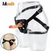 Lesbian Strapon Small Dildo Panties Realistic Penis Strap-on Dildo Harness Belt Gay Silicone Anal Plug Sex Toys For Women