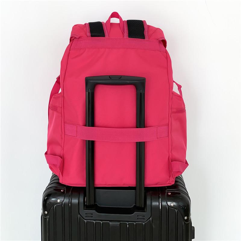 Fitness Sports Backpack Large Capacity Outdoor Travel Storage Accommodation Bag Multifunctional Casual Hip Hop Available Tie Rod
