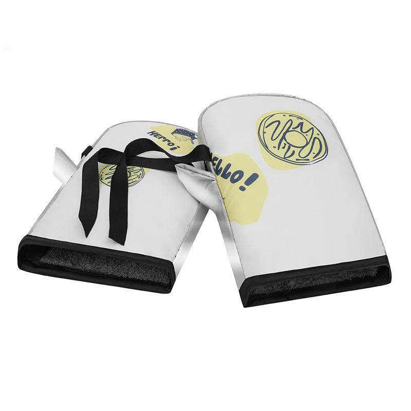 

Зимние электрические ручки для транспортных средств, утолщенные перчатки для езды на аккумуляторном автомобиле, теплые водонепроницаемые мотоциклетные ручки с ветрозащитой 20×29