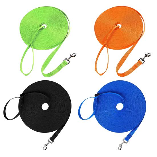 Nylon Dog Leash 6Ft 10Ft 16Ft Heavy Duty Leash with Comfortable Grip Training Leash for Medium Large Dogs Outdoor Walking Hiking