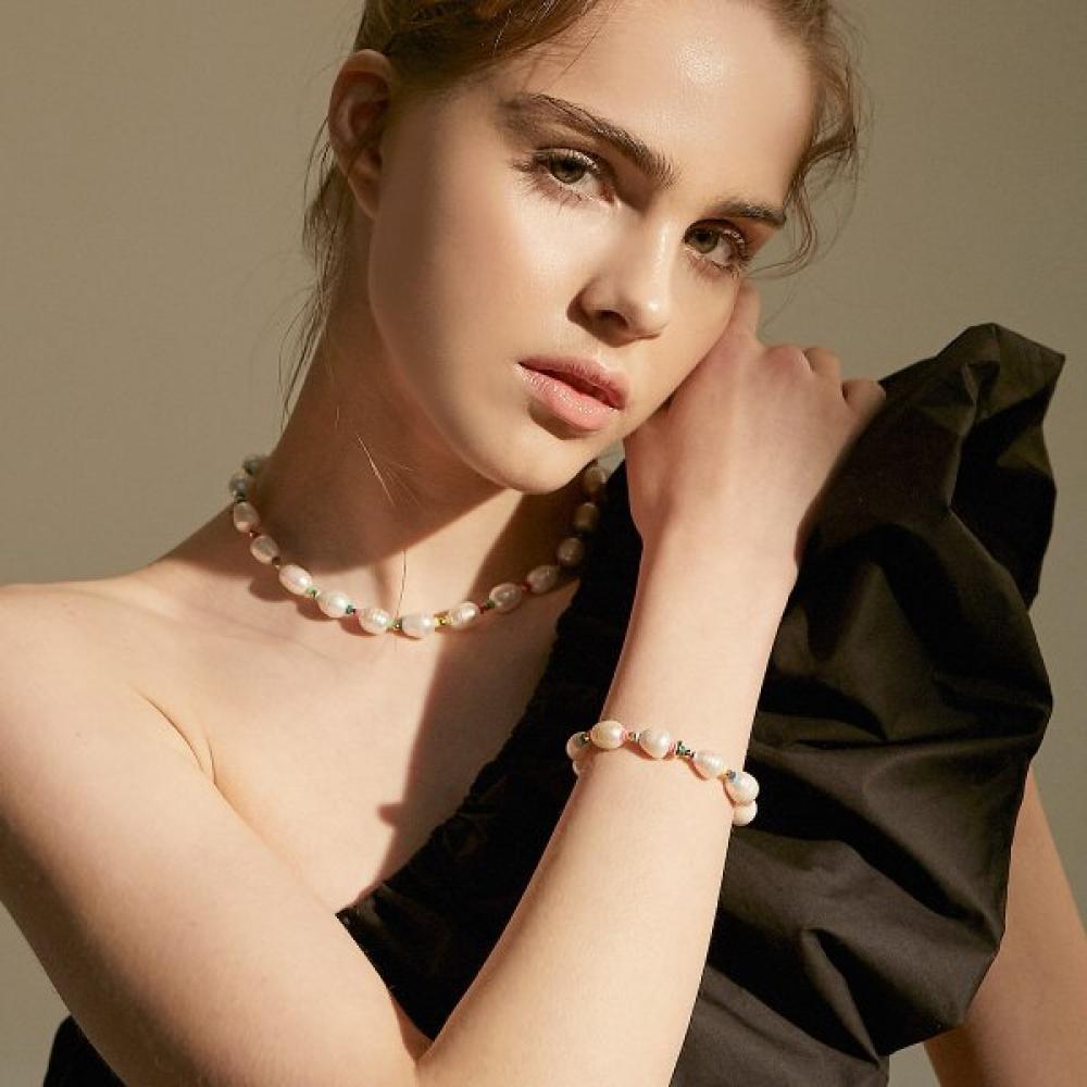 Tani By mineTani Rainbow Pearl Bracelet Ms2b100k