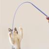 Simulated Mouse Tail Long Tail Cat Toy Interactive Pet Products Pet Interactive Toys Stick Silicone Cat Teaser