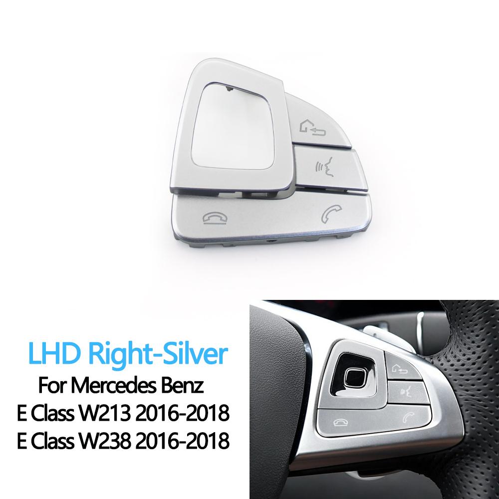 Multifunktions-Lenkrad-Schalter-Knopfabdeckung Links Rechts Lautstärkeregelung für Mercedes Benz E-Klasse W213 Limousine W238 Coupe