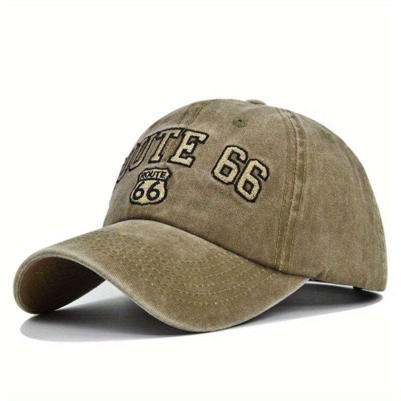 ROUTE 66 Letters Embroidery Baseball Cap Women Men Fashion Cotton Snapback Hat Hip Hop Trucker Dad Caps Outdoor Sun Hats gorras
