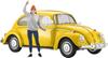Hasegawa Scale VW Beetle 1967 with Girls Figure Plastic Model SP620 1/24 (Car)