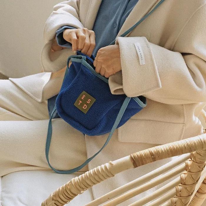 [ESTD] Blue Cradle Bag / Pouch Set